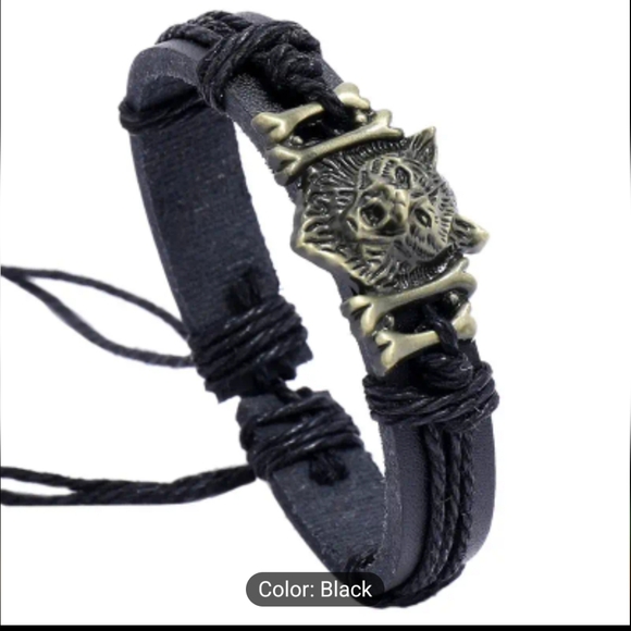 Viking wolf bracelet - Picture 3 of 5